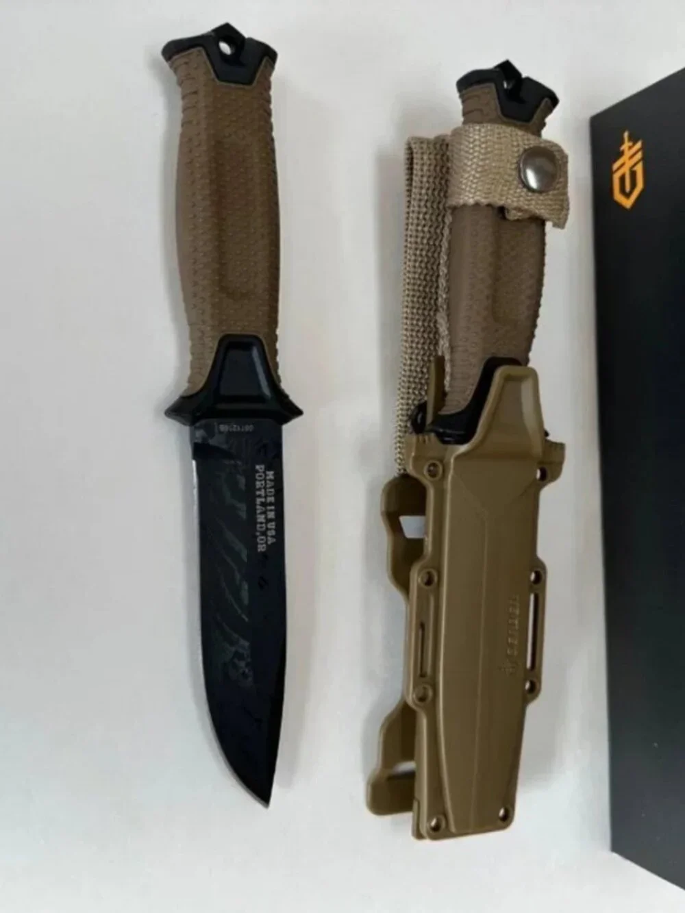 Gerber Outdoor Utility Knife with Sheath – Durable Fixed Blade Survival Knife